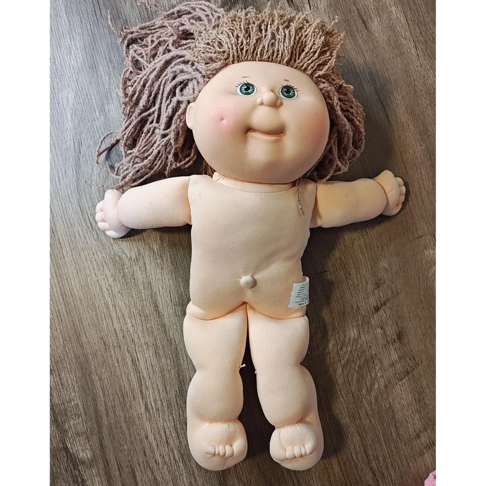 Hasbro Cabbage Patch Kids Doll Kids 1990 First‎ Edition Purple Dress Vintage